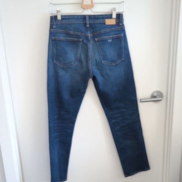 CQY Anthropologie Luxury Denim Classic Blue Straight Leg Women's Jeans 26 - Picture 3 of 7